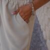 Conjunto dos blusa y piezas falda pareo beige