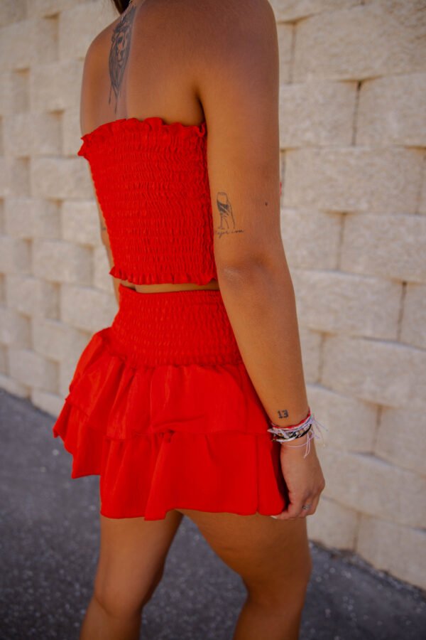 conjunto dos piezas falda pantalon y top Kahlo Butik