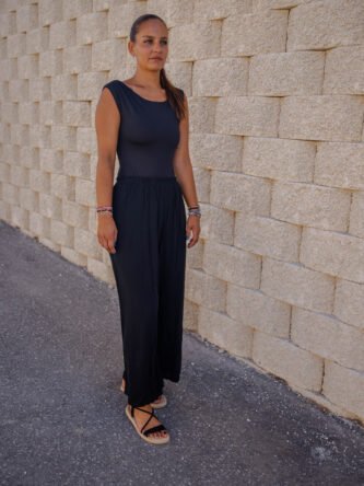 pantalón pata ancha