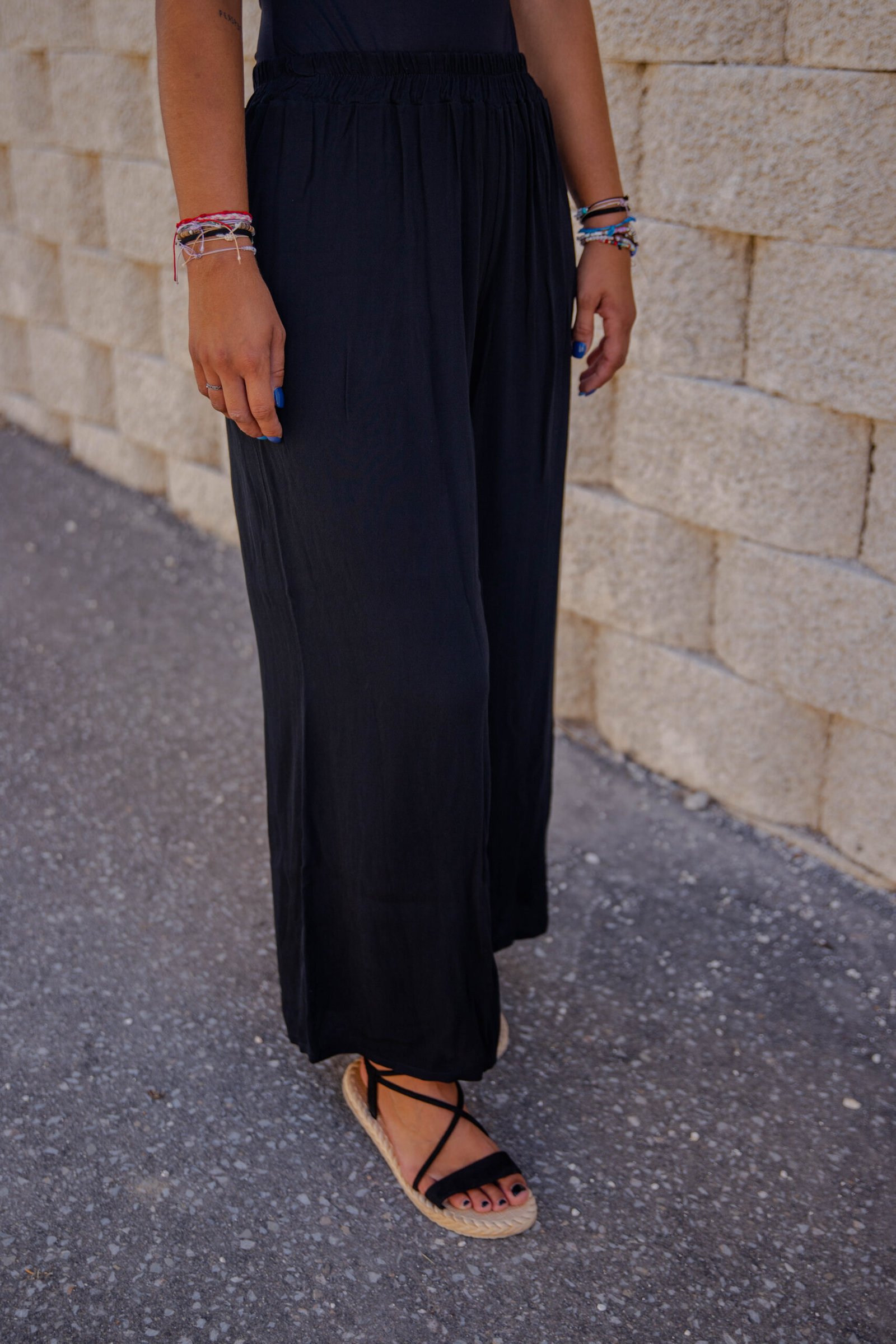 pantalón pata ancha