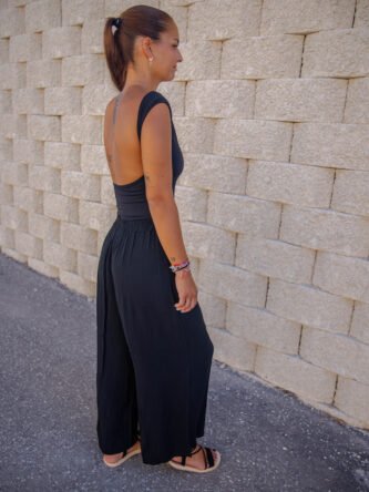 Kahlo Butik pantalon largo pata ancha