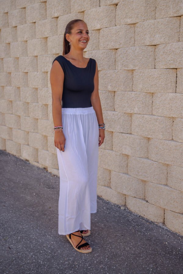 pantalón pata ancha