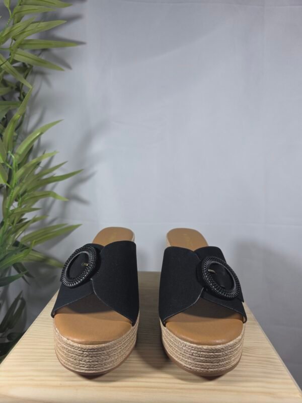 Cuñas Alejandra color negro