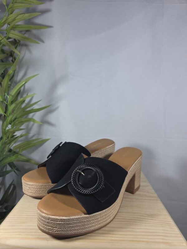 Cuñas Alejandra color negro