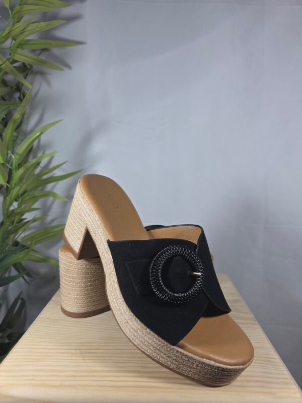 Cuñas Alejandra color negro