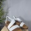 Sandalias Lola con plataforma color blanco