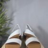 Sandalias Lola con plataforma color blanco
