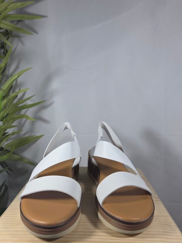 Sandalias Lola con plataforma color blanco