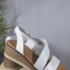 Sandalias Lola con plataforma color blanco