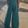 Conjunto dos piezas pantalón y chaleco azul Capri