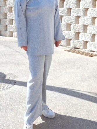 Conjunto sport mami color gris