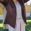 Blazers marrón chocolate