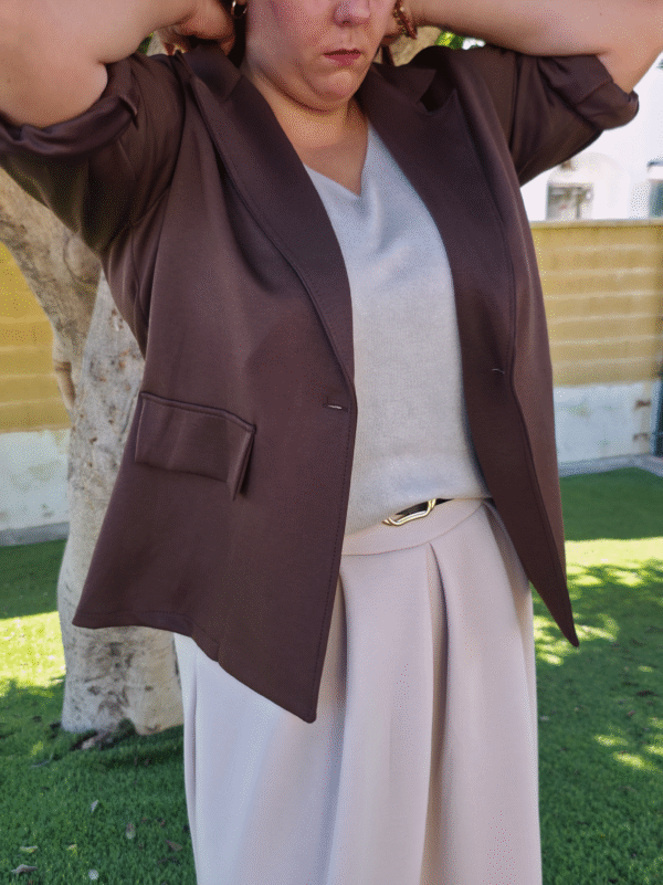 Blazers marrón chocolate