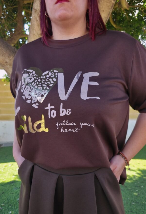 Jerséis/sudadera LOVE marrón chocolate