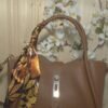 Bolso Marrón con pañuelo Atenas