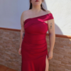 Vestido eventos rojo carmesí